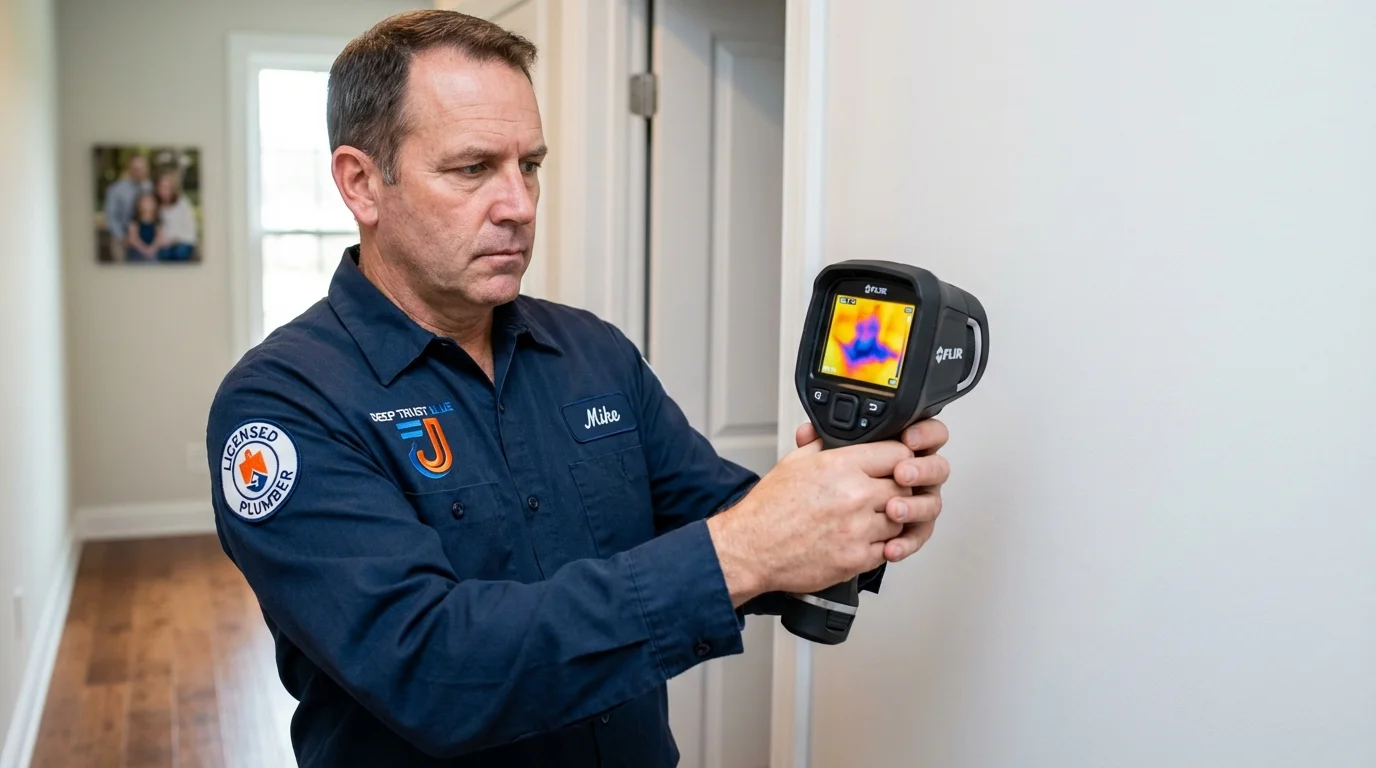 Thermal imaging leak detection by Johns Plumbing LLC in Zelienople